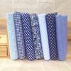 7-teiliges Set Baumwollstoff Nähen Verschiedene Muster Stoff Patchwork Quilting Stoffsets zum Handnähen