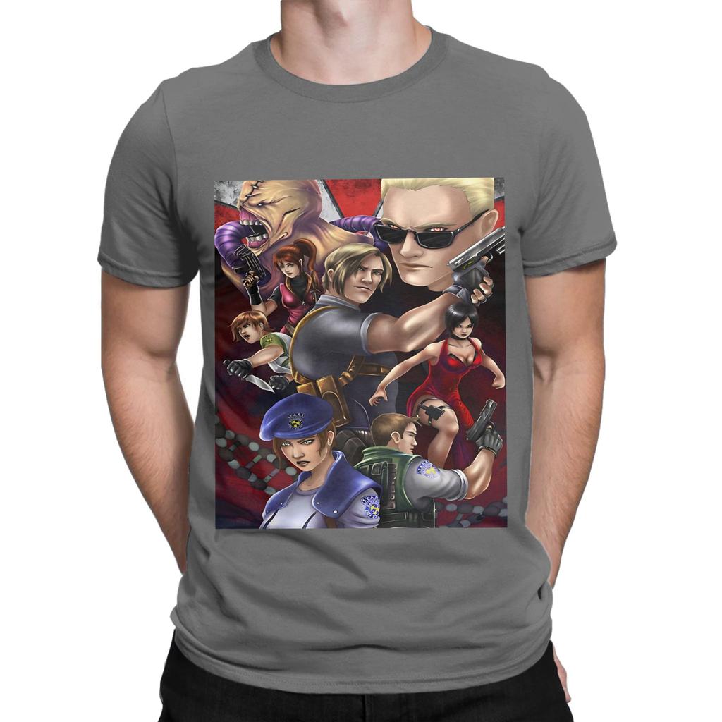 Rresident Evil Art Poster Funny Graphic 100 Cotton TShirt Rresident Evil Codeveronica Tops Tees For Unisex