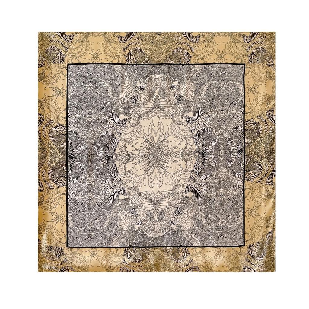 High-quality Luxurious Silk Scarves Headband Scarfs Neck Scarf For Women Chain Silk Scarf Women's Decorative Shawl