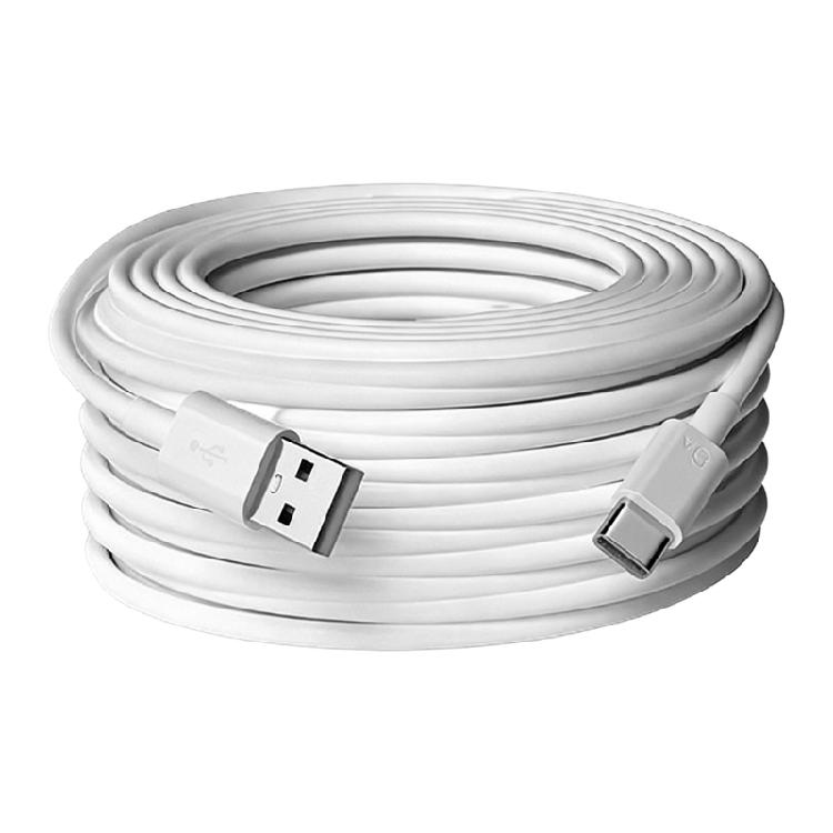 Защитный удлиненный USB-кабель для зарядки цифровых камер и гаджетов Прочная ПВХ-оболочка Разная длина