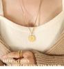 Spicy Girl Autumn & Winter Hip Hop Portrait Pendant Sweater Necklace M002-3