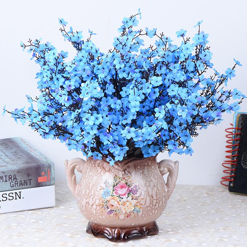 European Rose Silk Floral Arrangement - Artificial Bouquet for Living Room & Dining Table Decor