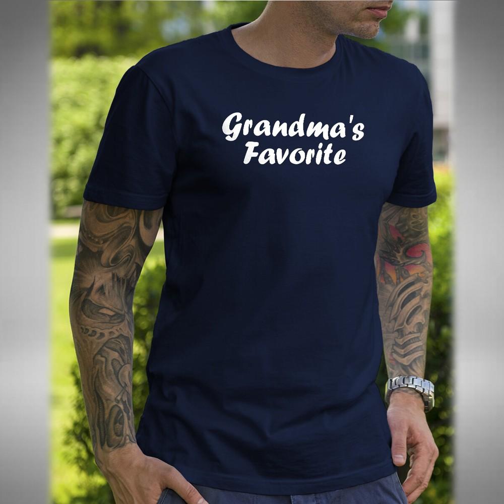 Grandma s Favorite Men s T-Shirt Funny Sarcastic Novelty Grandson Granddaughter 2XL