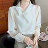 Navava Long Sleeve Blouse Scarf Neck Nb2483