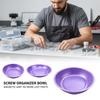 4 Inch /6 Inch Magnetic Screw Tray Purple Magnetic Bowl Car Suction Pad Tools Garage