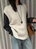 2026 Autumn/Winter Women's 100% Pure Wool Knit Vest - Fashionable, Loose Layering Gilet