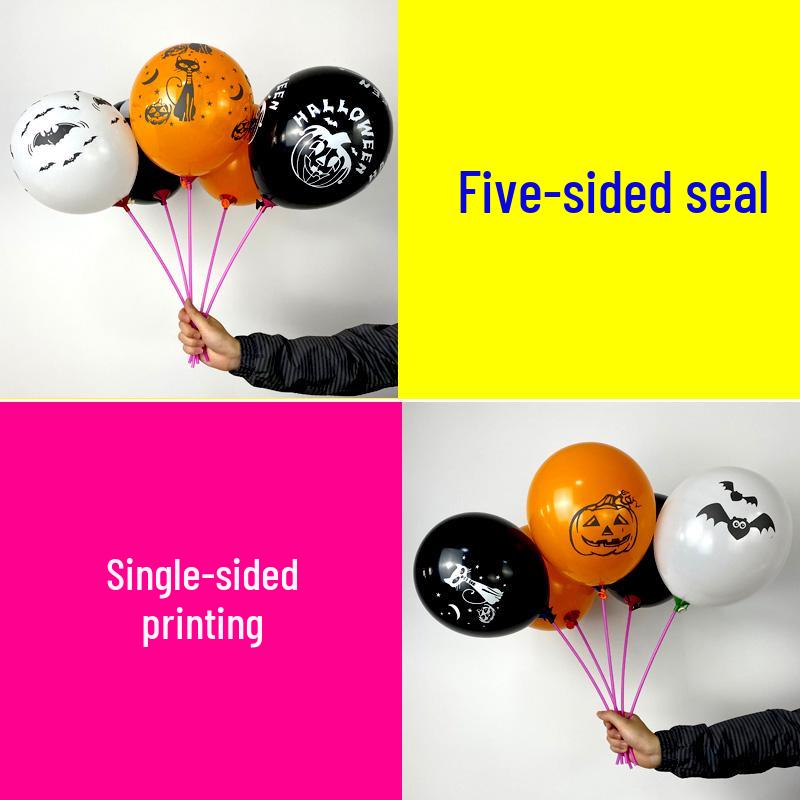 Halloween Balloon Decorations Set for Mall, Pub, KTV, Classroom, and Party Horror Atmosphere