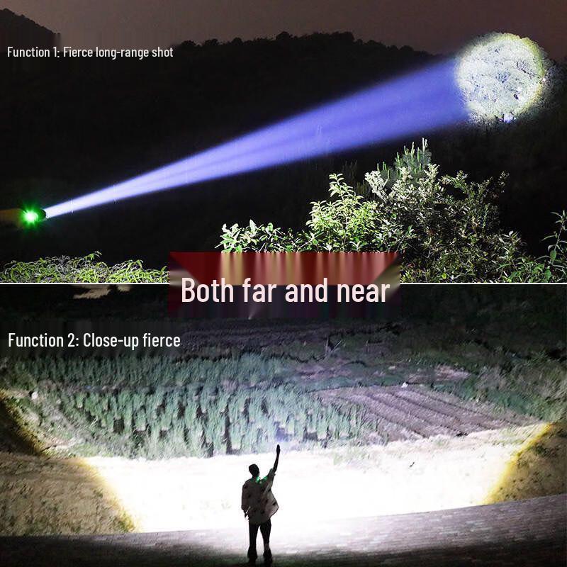 P50 Strong Light Outdoor & Night Fishing Flashlight