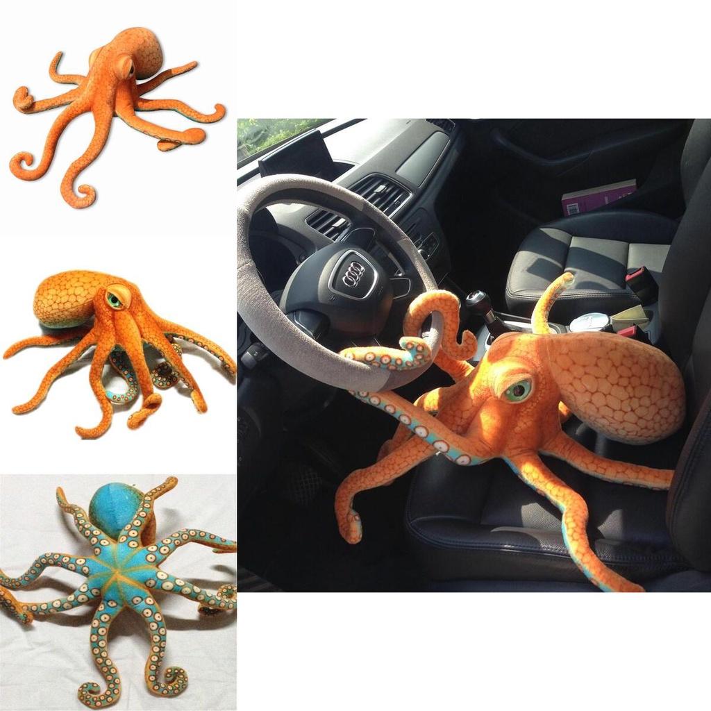 Extra Large Simulation Octopus Stuffed Animal Toy Plush Doll Perfect For Home And Car Decor