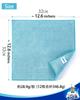 Microfiber Cleaning Cloth 32 x 32 4 colors x 3 cloths per color of 12 MR.SIGA (approx. cm) Colors (total cloths)
