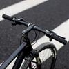 Bicycle handlebar grips, black sponge grips