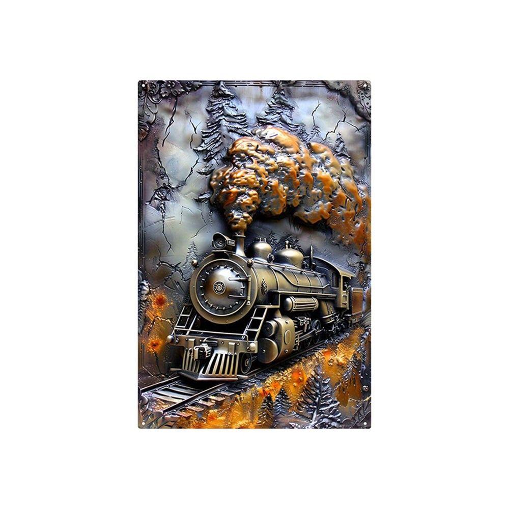 Metal Poster Chicken Easter Eggs Kitchen Decor 20x30cm