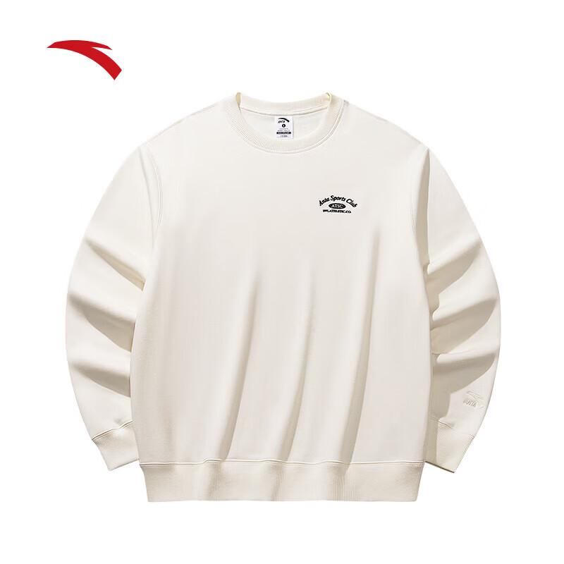 ANTA Men's Fleece-Lined Crewneck Pullover Sweatshirt