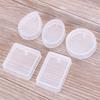 DIY Keychain Pendant Making Kit Crystal Epoxy Resin Mold Silicone Casting Mould with Keyrings Art Crafts Tools