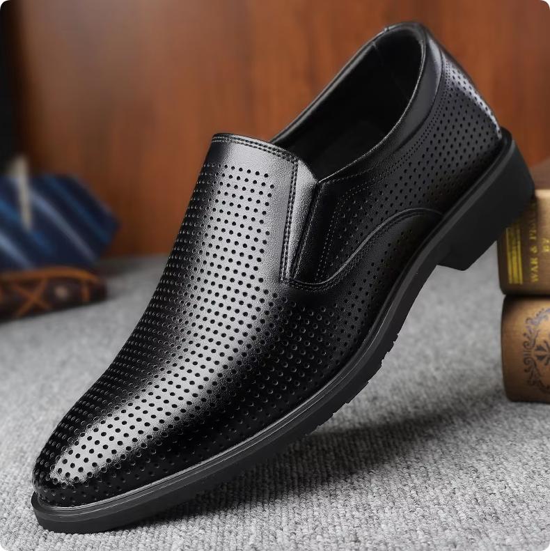 Móda Móda Nové Pánské Špičaté Nazouvací Společenské Ploché Boty Pánské Značkové Černé Hnědé Mokasíny Návrat Domů Svatba Oblečení Obuv