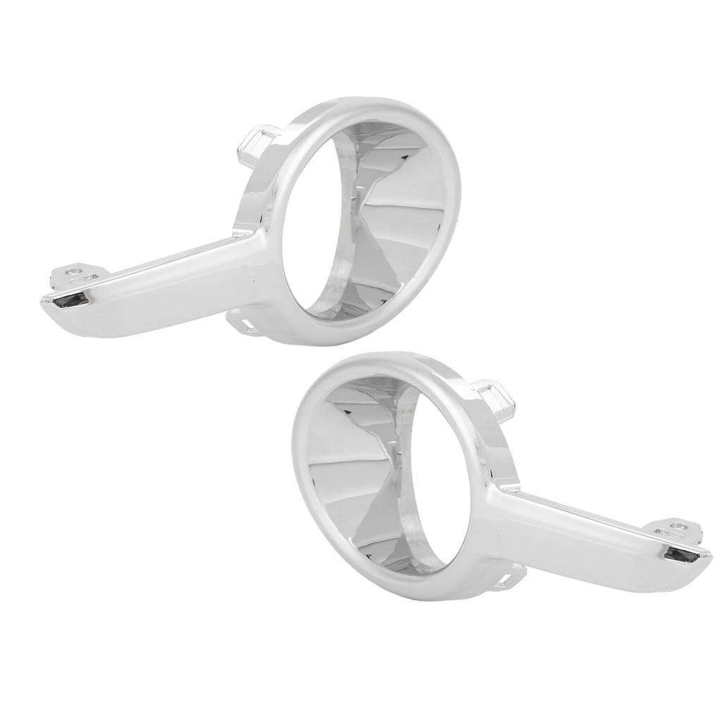 Fog Light Cover Chrome Plating High Strength ABS Plastic Front Bumper Fog Lamp Bezel for 208 2012‑20