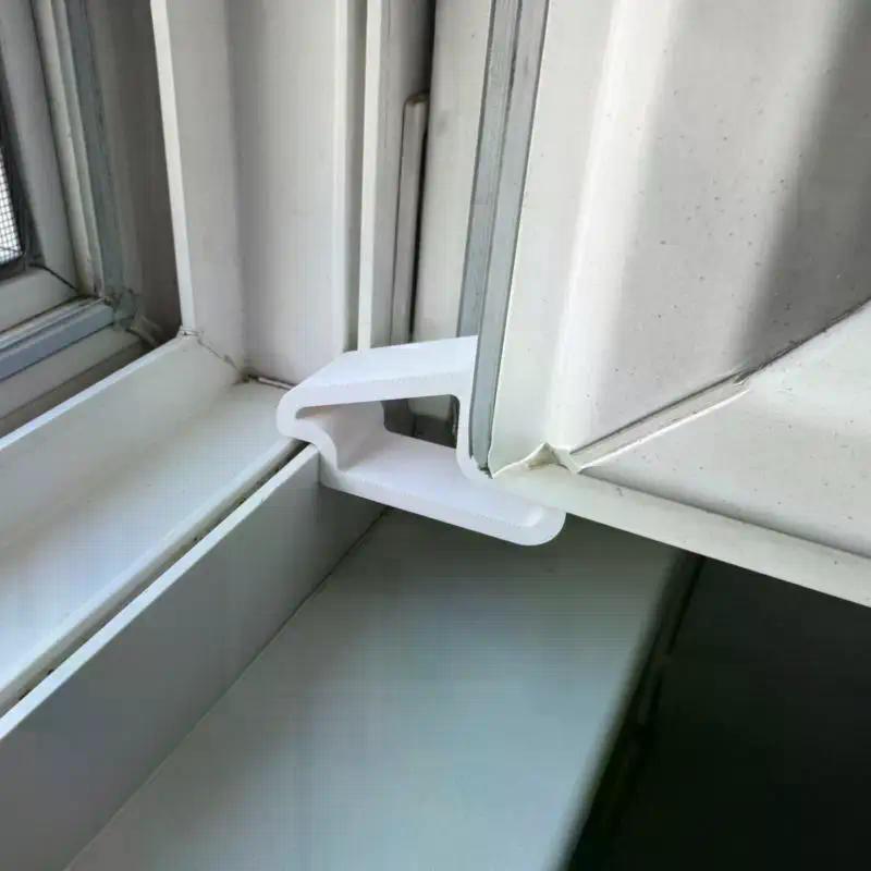 1/2/4pcs Heavy Duty Door Stopper Non-Slip Balcony Window Door Wedge Easy Install For Home Office Bathroom Kitchen Track Lock