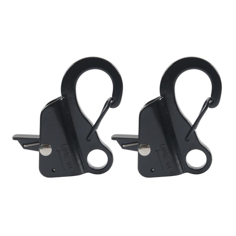 Сверхпрочный пружинный крюк из нержавеющей стали 316 для лодок Легкая продевка троса и надежная швартовка Скользящий крюк для быстрой работы с тросом