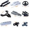 Steering Arm MOC Building Blocks 32195 6572 2819 57515 6571 4423 15459 32069 15460 Technical DIY Car Accessories Bricks Toys