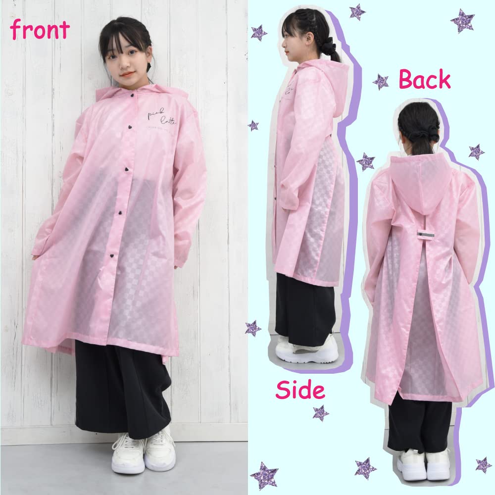 Pink Latte 05002318 Girls' Raincoat, Pink, 150cm,