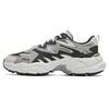 Ferna Series Fern Grass Shoes Fabric Synthetic Leather Comfortable Lightweight Low Top Casual Shoes Men Sneaker Black Gray F12M411106FWL