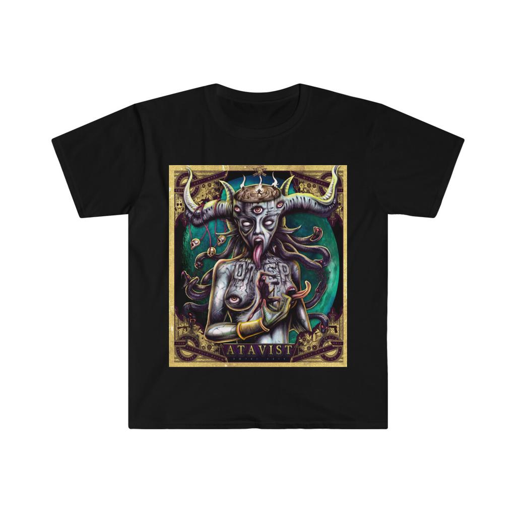 Unisex Weiches Baumwoll-T-Shirt 100% Baumwolle Herren-T-Shirts Oberteil. Rockband. Otep Atavist