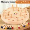Memory-Schachspielzeug. Pädagogisches interaktives Spielzeug für Eltern und Kinder. Farbwahrnehmung und Farbabgleich. Das Gedächtnis eines Kindes entwickeln
