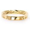 Wedding Band Gold Plated 'Lien d'Amour' Golden - 4 Mm