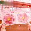 Cute Special Shaped Gift Flowers Sticky Notes Students Can Cartoon High Value Message Cherry Blossom N Times Kawai Stationery