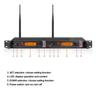 Wireless Earphone Monitor System 2 Channel 4 Bodypacks Whole Metal UHF Stage Monitoring System for Studio