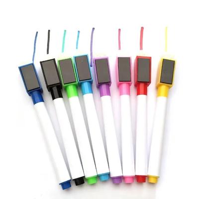 8Pcs Magnetic Erasable Whiteboard Pen Color Options Numbering White Board Marker Pen Stationery Office School Teaching Supplies