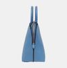 [Pre-Owned] Casual Solid Color Zipper Closure Leather Tote Bag - Excellent #1UBWIBH