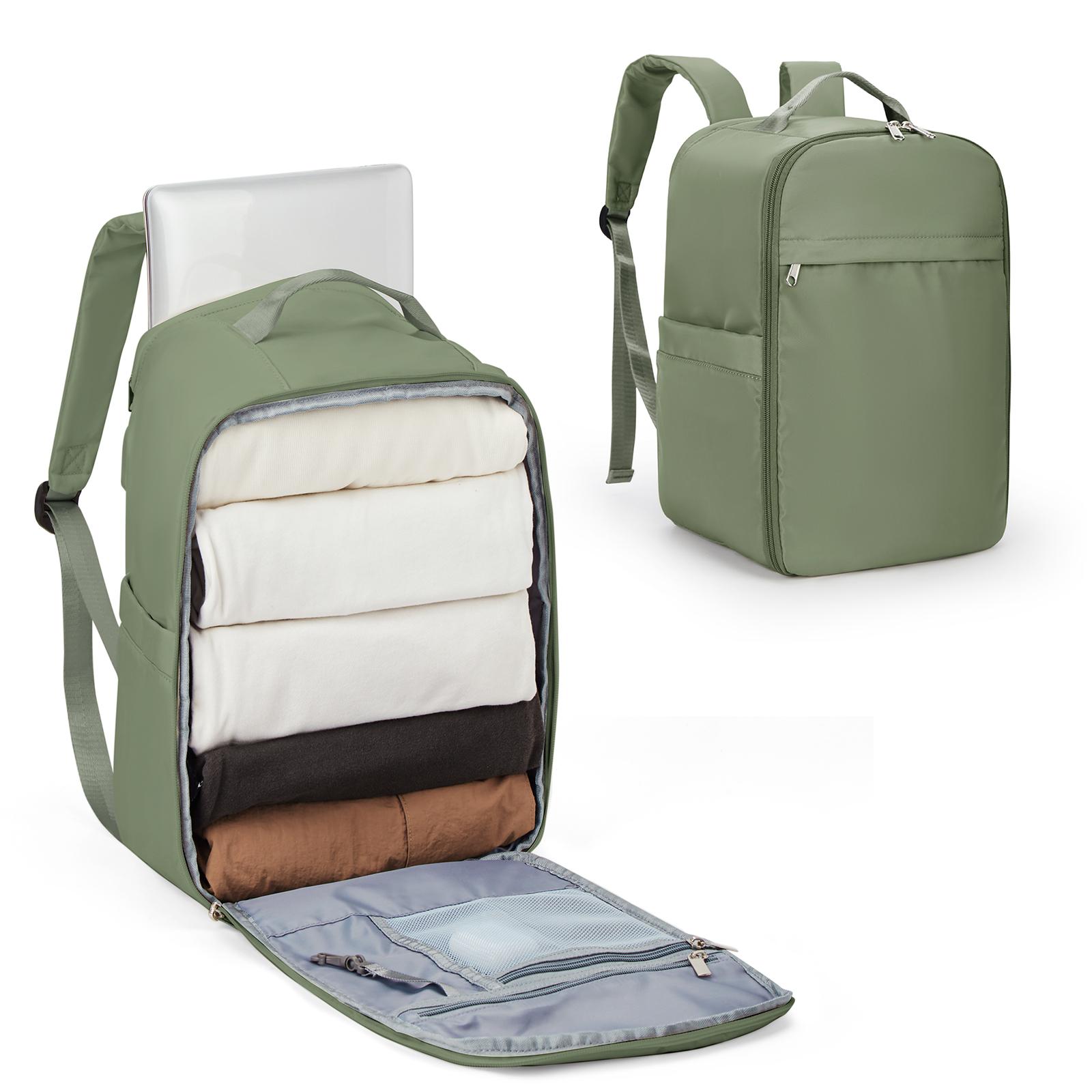 

Ryanair Backpack 40x20x25 Cabin Bag, Hand Luggage Travel Backpack for Easyjet Cabin Bag 45x36x20, Laptop Backpack for Women/Men S зелений