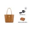 New MCM Liz Visetos Canvas With Leather Combo Bag Tote Bag Shopping Bag Handbag Shoulder Bag Mini Women's Brown Cognac MWPDALR01CO001