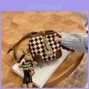 Stylish Korean Children's Quilted Tote Bucket Bag For Girls Perfect For Everyday Use