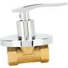 1/2 Angle Valve, Water Shut Off Valve Copper Leakage Proof Concealed Installation Water Stop Valve for Kitchen Bathroom for Faucets, Showerheads,