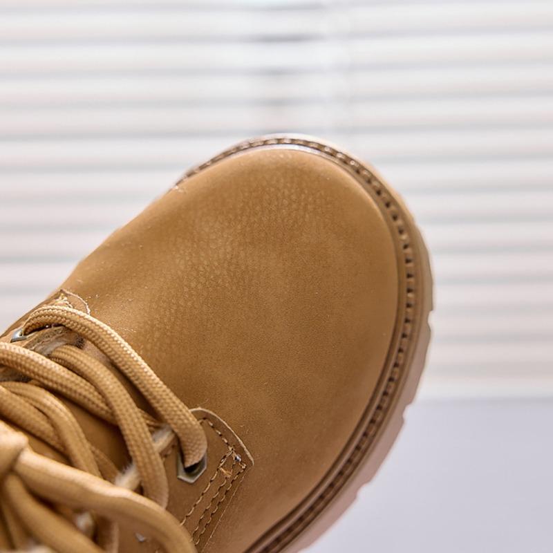 Comfortable Versatile Thickened Warm Kids Martin Boots Soft Sole Winter Ankle Boots For Boys And Girls