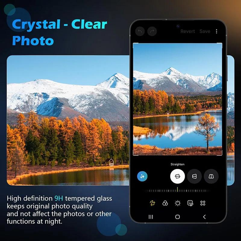 1-3PCS Clear Camera Protector for Samsung Galaxy S26 Ultra Edge Pro S25Plus Lens Tempered Glass Film Anti-scratch Full Cover Cap
