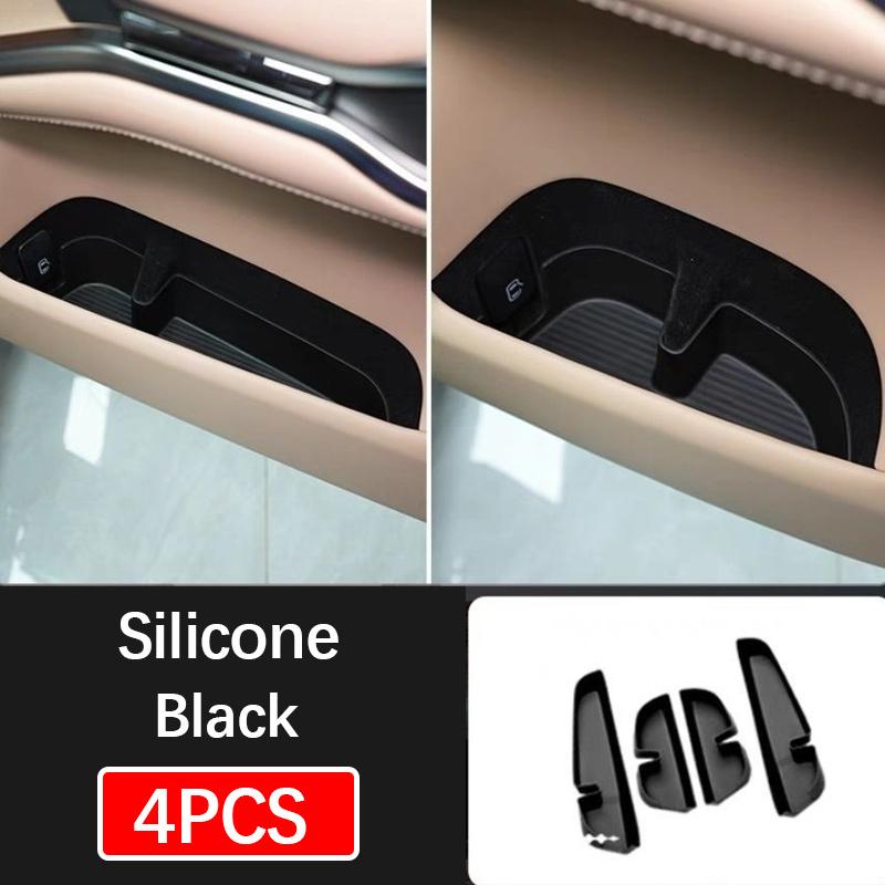 For BYD Leopard 8 Denza B8 2024+ Car Door Storage Box Modification Door Slot Silicone Storage Box Car Interior Part Accessories