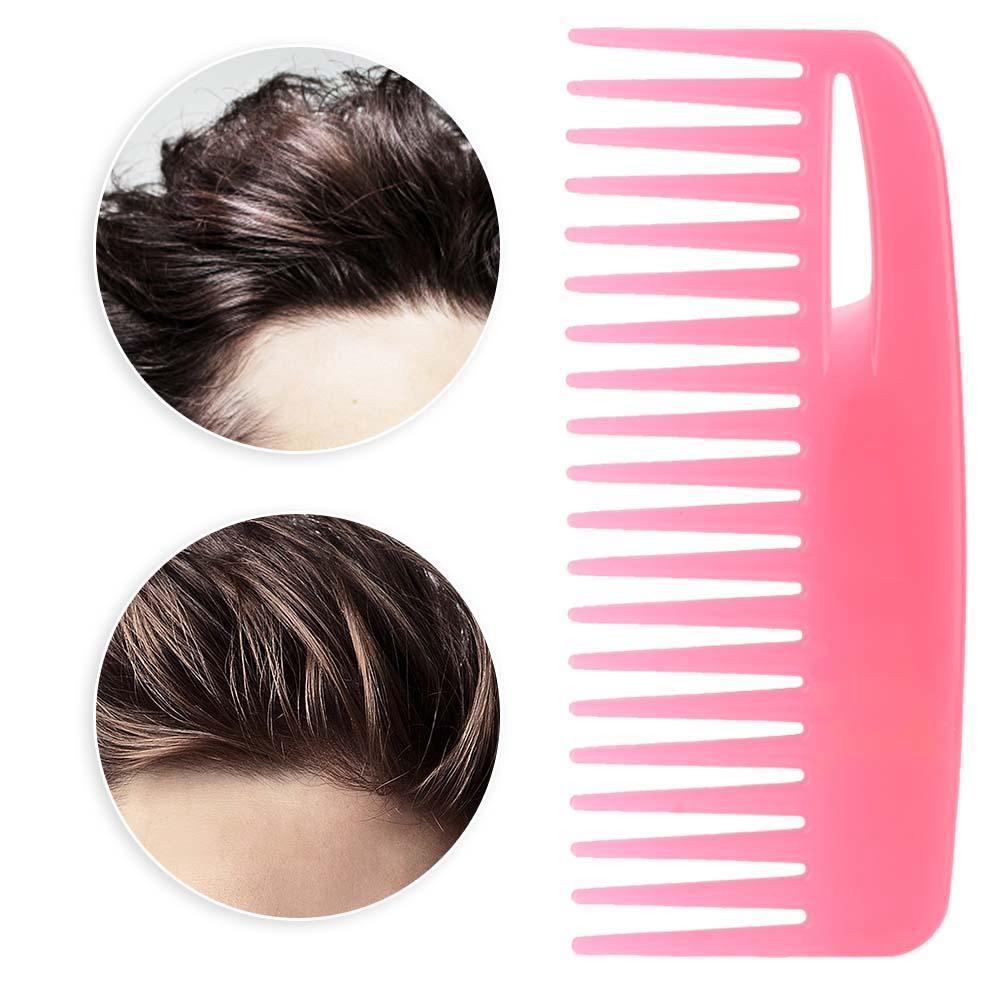 Colorful Large Wide Tooth Hair Styling Comb Anti Static Hairdressing Comb Hairstyle Tool Black