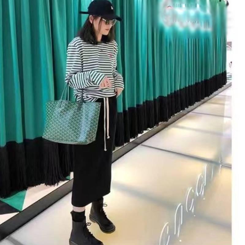 Stylish Large Capacity Pu Tote Bag With Classic Print For Everyday Use
