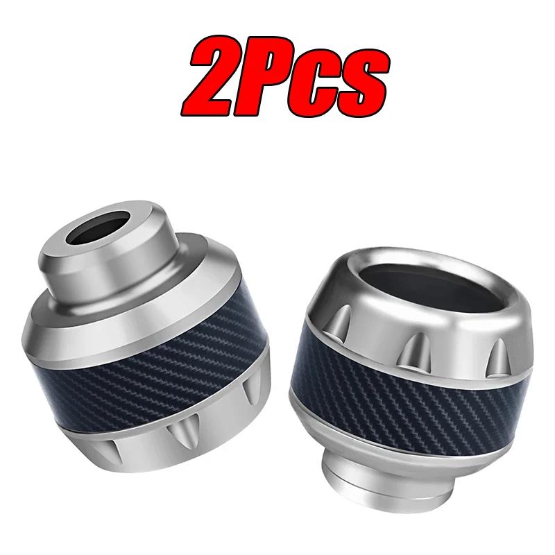 4Pcs Aluminum Alloy Motorcycle Crash Protector Scooter Wheel Front Fork Frame Falling Protection Pads Sliders Moto Exterior