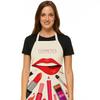 Anti-fouling Beauty Apron Linen Cleaning Apron Trendy Lipstick Nail Polish Apron  Daily Use