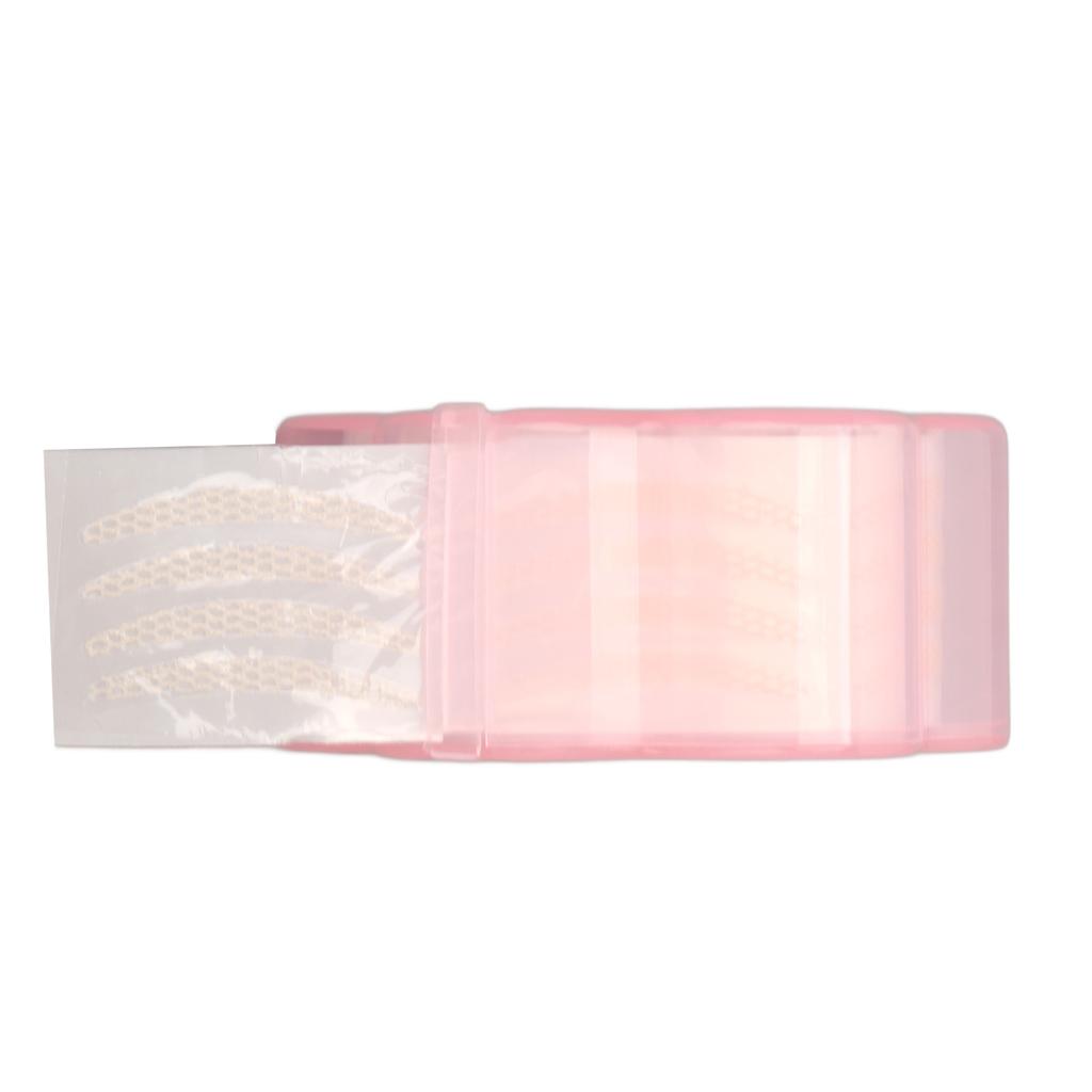360pcs Lace Eyelid Lifter Tape Roll Lace Mesh S Shape Water Adhesive Eyelid Stickers for Droopy Uneven