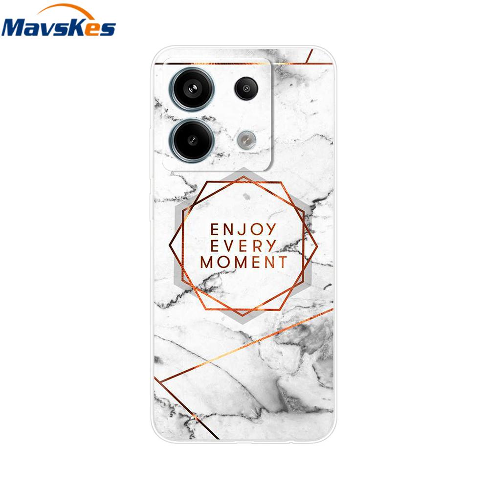 Handyhülle Für Xiaomi Redmi Note 13 Pro 5G Rückseite Niedlich Stoßfest Weich Klar Silikon TPU Für Redmi Note13 Note 13 Pro Funda
