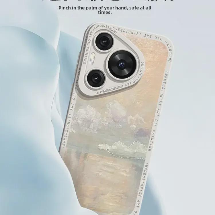 Husă din silicon Huawei P70 Ultra cu suport - Design all-inclusive pentru Pura70 Pro