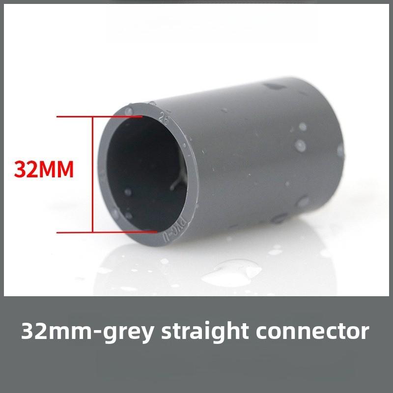 1Pc 16~50mm Black PVC Pipe Connector Straight Elbow Tee Joints Aquarium Drainage Tube Fittings Garden Irrigation DIY Accessories