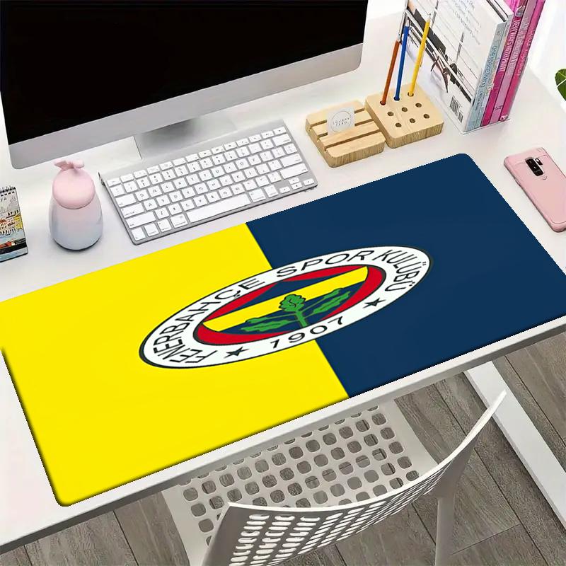 Fenerbahce Thema Mauspads, Rutschfeste Gummiunterlage, Multifunktionales Büro- & Heimdekor, Perfekt zur Personalisierung des Arbeitsplatzes.