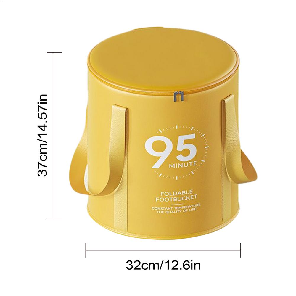 Foot Bath Soak Tub Foldable Foot Bath Bucket With Non-Slip Base Container For Home Care Circulation Shower Travel Cleaning
