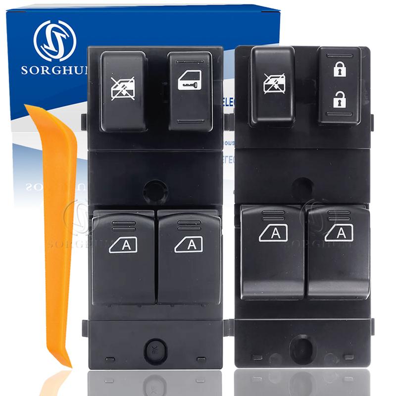 SORGHUM 25401-CD02D 25401-CD000 Left Driver Power Window Master Switch For Nissan NV200 350Z Grand Touring 2003 2005 25401-3LM0B